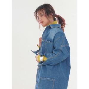 デニムコート デニムロングジャケット ロング ...の詳細画像5