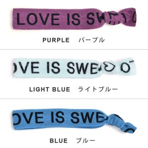 文字入りツイストバンド ヘアゴム クリップ ポ...の詳細画像3