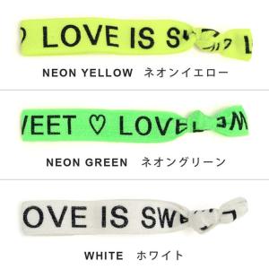 文字入りツイストバンド ヘアゴム クリップ ポ...の詳細画像5