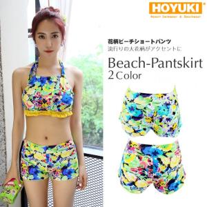新作 レディース 水着 S/M/L/LL ショートパンツ レース 花柄 通販 ビーチ トレンド セパレート mizugiリゾート ママ水着 体型カバー 女の子 楽天 クール セクシ