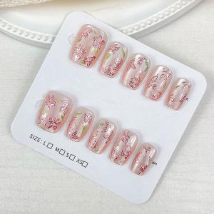 ネイルチップ ショート シンプル ブライダル ...の詳細画像4