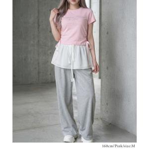 ロゴビジュー半袖カットソー 韓国 夢展望 Di...の詳細画像5