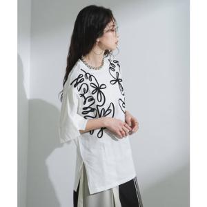 コードラインオーバーサイズTシャツ 韓国 夢展...の詳細画像1