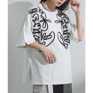 コードラインオーバーサイズTシャツ 韓国 夢展...の詳細画像3