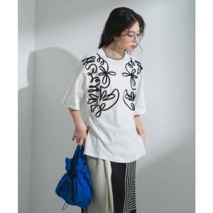 コードラインオーバーサイズTシャツ 韓国 夢展...の詳細画像4