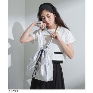 サテンドロストリングショルダーバッグ 韓国 夢...の詳細画像5