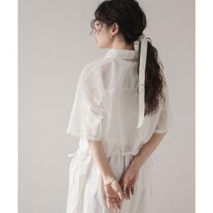 ドロストシアーメッシュシャツ 韓国 夢展望の詳細画像5