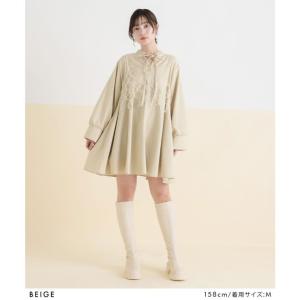 フレアシャツワンピース【大きいサイズ有】 韓国...の詳細画像1