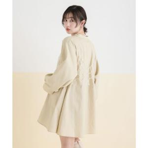 フレアシャツワンピース【大きいサイズ有】 韓国...の詳細画像4
