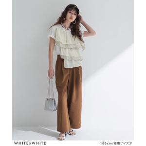 ボリュームラッフルTシャツ 韓国 夢展望 bo...の詳細画像1