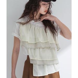 ボリュームラッフルTシャツ 韓国 夢展望 bo...の詳細画像4