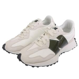 NewBalance ニューバランス 靴 レディース スニーカー アウトレット 25cm レザー ホワイト×カーキ 327 WS327 JWA New Balance