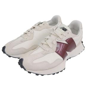 NewBalance ニューバランス 靴 レディース スニーカー アウトレット 25cm レザー ホワイト×レッド 327 WS327 JWC New Balance
