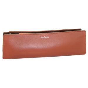 PAUL SMITH ポールスミス ペンケース 筆箱 メンズ レディース レザー ブラウン PENCIL CASE M1A7383-KDECOR-62 PAUL SMITH