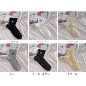 送料無料 涼しい 大人可愛いリブソックス薄手 ...の詳細画像1