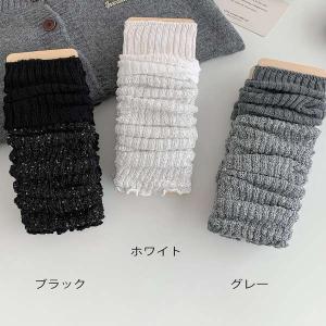 送料無料 ラメスパンコール入りロングウォーマー...の詳細画像1