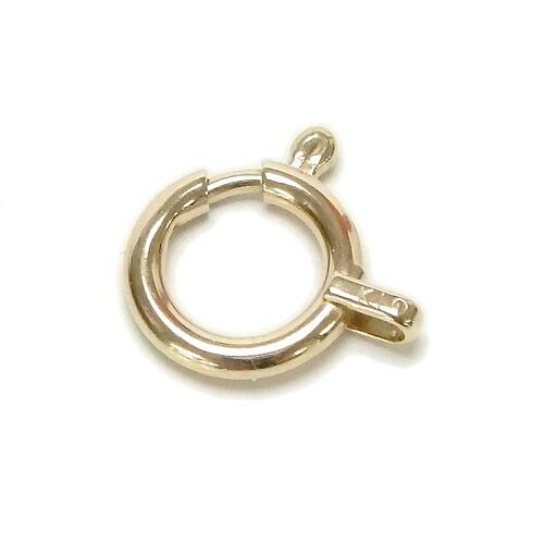 ヒキワ K10 引き輪 6mm イエローゴールド色 10金 6ミリ ひきわ アクセサリーパーツ 金具...