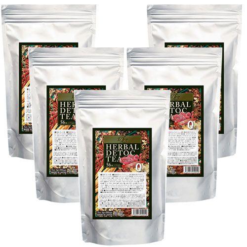お買得5個セット ハーバル デトックティー  30包入りアルミ袋タイプ ×5個 クリスマス ギフトに...