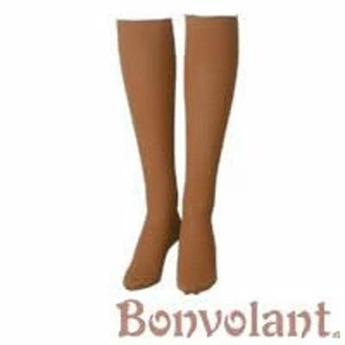 ボンボラン　Bonvolant　段階圧縮ハイソックス 2足組（キャメル）