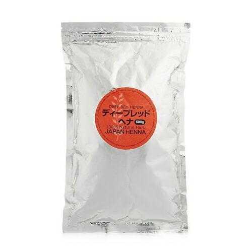 ジャパンヘナ ベースヘナ ディープレッド 500g 白髪30%未満の白髪ぼかし ハーブカラー
