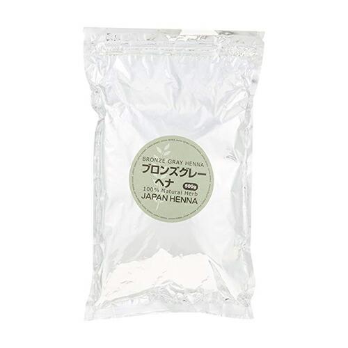 ジャパンヘナ ダーク系ヘナ ブロンズグレー 500g カラー毛のトーンダウンや白髪を ハーブカラー