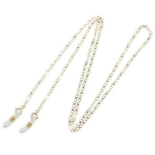 メガネチェーン K10 10金 ゴールド インフィニティエックス ネックレスにもなる 2WAY 眼鏡...