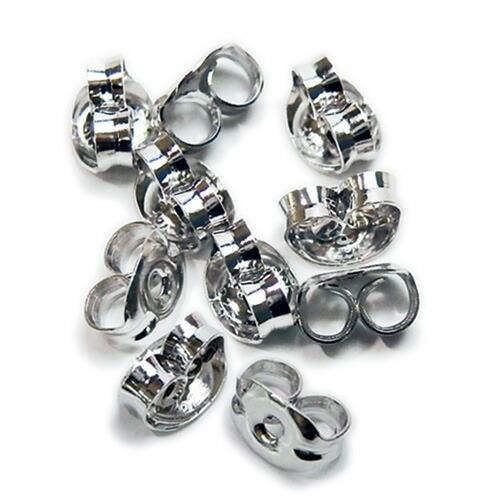 メール便 シルバーピアスキャッチ 5ペア 10個 ピアスキャッチ シルバー925 キャッチ 銀製 銀...