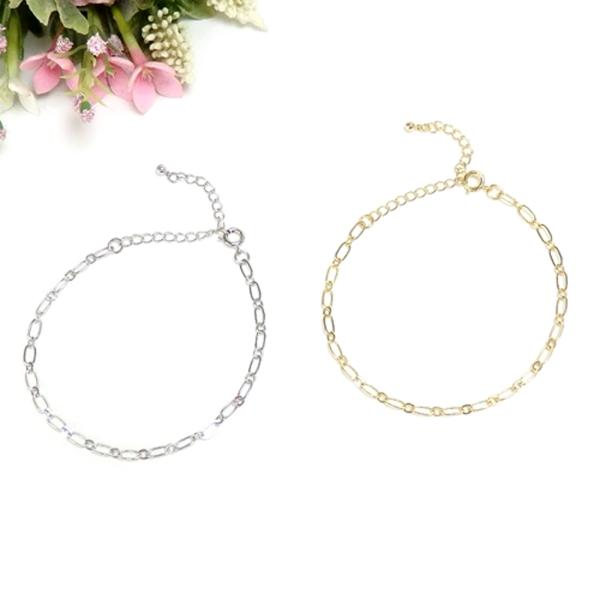 メール便 ブレスレット シンプル フィガロ チェーン レディース 軽量 20cm クリスマス ギフト...