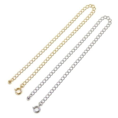 メール便 超 ロング アジャスター チェーン ネックレス 延長 金具 20cm 15cm 10cm ...