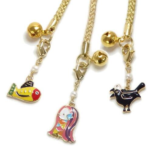 メール便 疫病退散 ご利益 根付け ストラップ カラー アマビエ様 ヨゲンノトリ 黄ぶな 淡水パール...