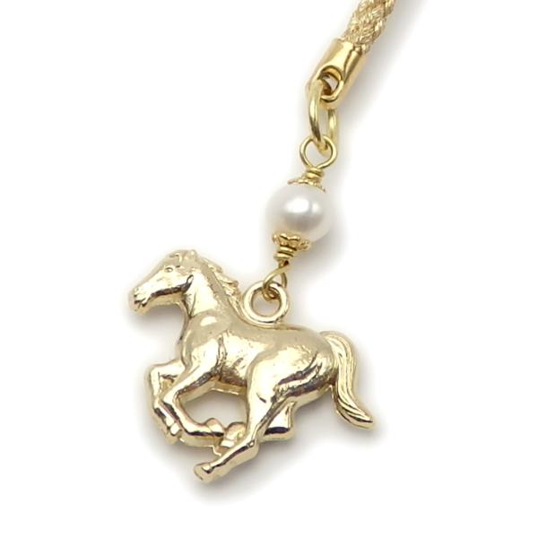 メール便 金色 干支 ＆ 天然石 開運 根付け ストラップ 午年 うま年 馬 蛇 へび 風水 根付 ...