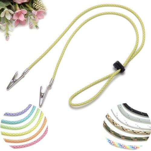 メール便 ナフキンクリップ ナプキンクリップ アウトドアコード コードストッパー付き 長さ調整可能 ...