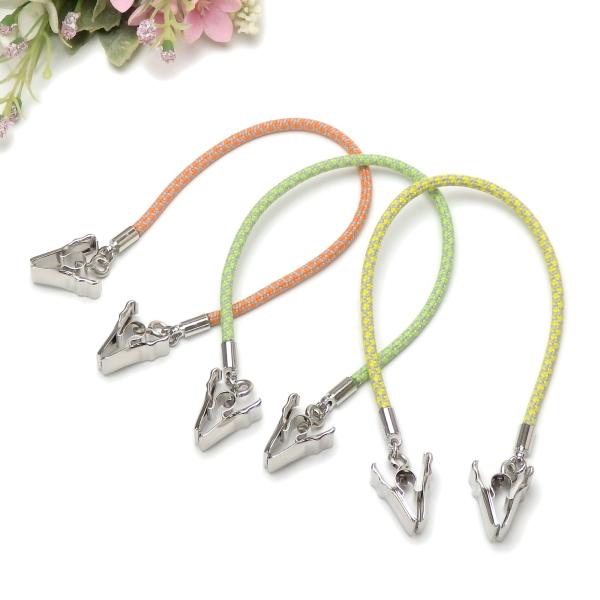 メール便 帽子クリップ アウトドアコード ショート ハットクリップ 帽子ホルダー パラコード 帽子ス...