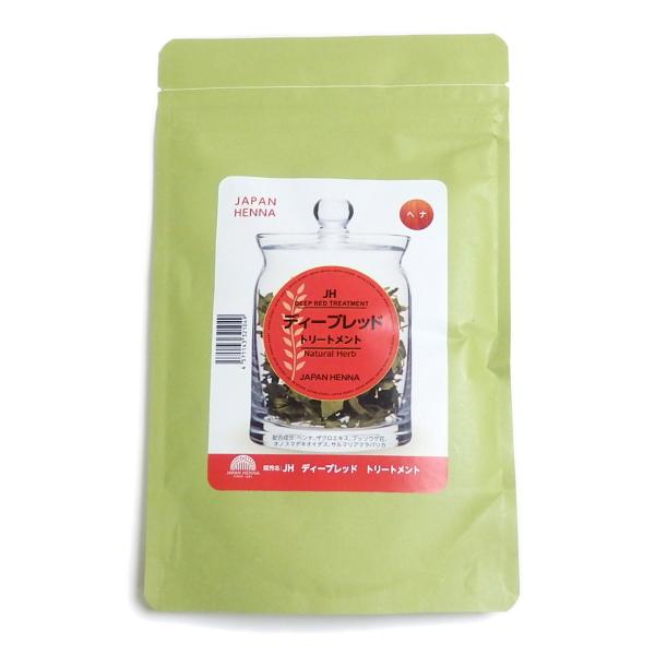 ジャパンヘナ ディープレッド 100g ベースヘナ 白髪30%未満の白髪ぼかし ハーブカラー