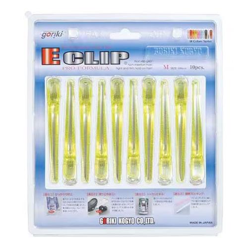 五力工業 ヘアクリップ Eクリップ Mサイズ 104mm 10本入り