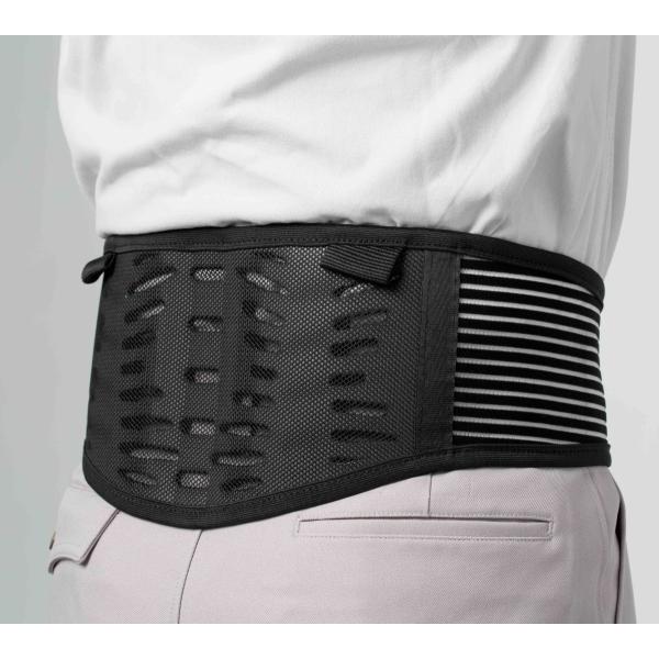腰痛 腰用 ベルト サポーター 動きやすい 骨盤 ベルト Lサイズ 黒 クリスマス ギフトに プレゼ...