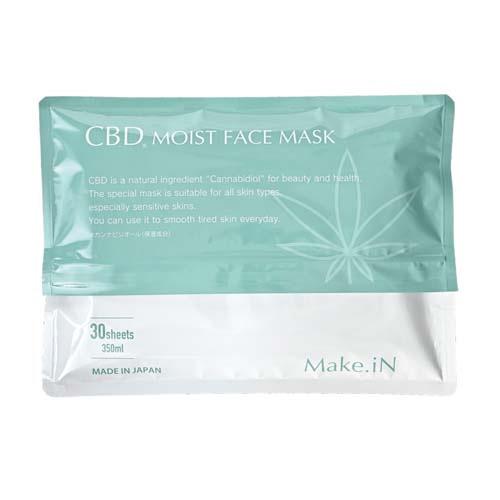 CBD モイストフェイスマスク CBD MOIST FACE MASK 30枚入り Make.iN ...