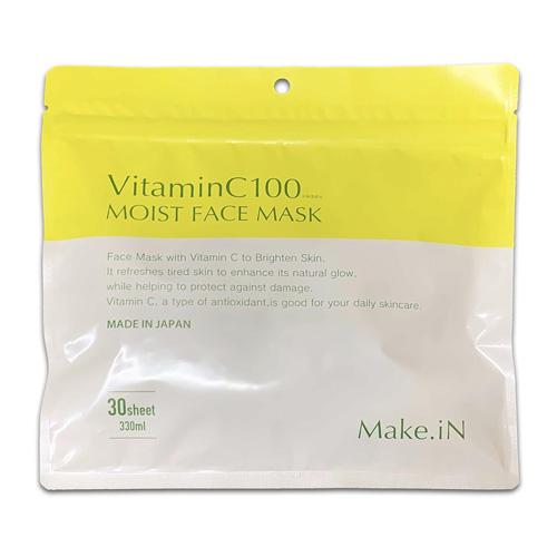 VC モイスト フェイスマスク ビタミンC Make.iN Vitamin C 100 MOIST ...