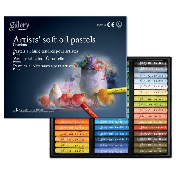 Mungyo Gallery Soft Oil Pastels Set of 48 - Assort...
