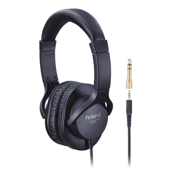 Roland ローランド モニターヘッドホン RH-5 有線 密閉型ヘッドフォン ケーブル長3ｍ 4...