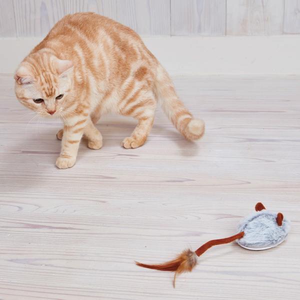 ペティオ (Petio) 猫用おもちゃ ワイルドマウス 自動走行ロボねずみマックス号