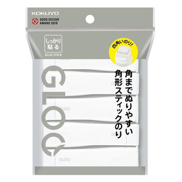 コクヨ(KOKUYO) スティックのり GLOO しっかり貼る Sサイズ 5個 タ-G301-5P