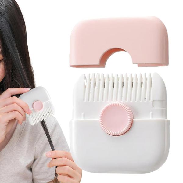 lyanny デュアルサイド枝毛ヘアトリマー 2 in 1 ヘアトリマー 枝毛カッター ツーウェイダ...