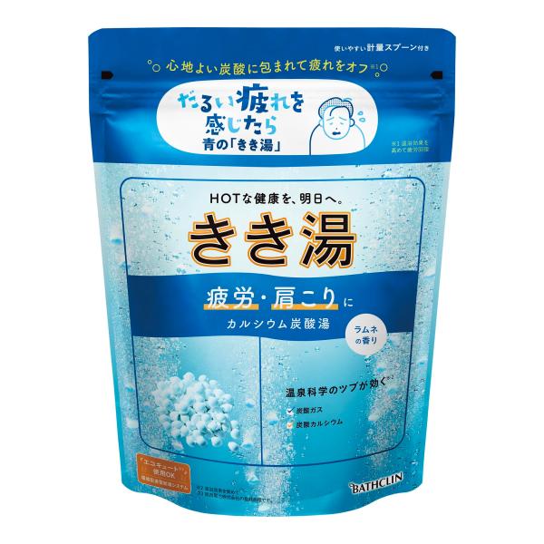 きき湯薬用入浴剤カルシウム炭酸湯 ラムネの香り 360g(約12回分) バスクリン 炭酸入浴剤