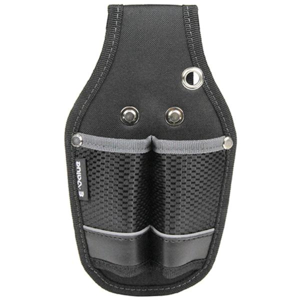 イーバリュー(E-Value) ツールサック 2丁差し ブラック&amp;グレー ETK-2T GR