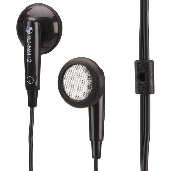 Asahi Denki ELPA ステレオインナーホン ブラック 1.2m RD-NM12(BK)