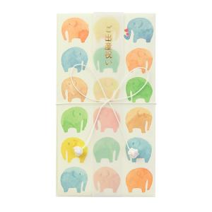 ミドリ 祝儀袋 金封 出産祝 水彩 ぞう柄 25366006｜SHOPみー