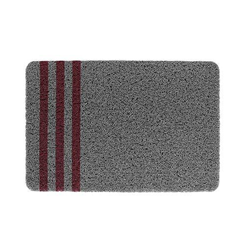 ダルトン(Dulton) インテリア雑貨 PVC マット グレー/レッド Mサイズ PVC MAT ...