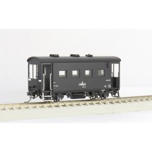 【ホビーショップ モア製 鉄道模型 1/80 16.5mm】ヨ5000 車掌車 黒 (信号炎管付・ベンチレーター2個)｜shopmore