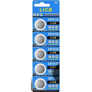 LiCB 5個入 CR1632 コイン形 リチウム電池 3V 1632 水銀ゼロシリーズ ボタン電池｜shopmulti